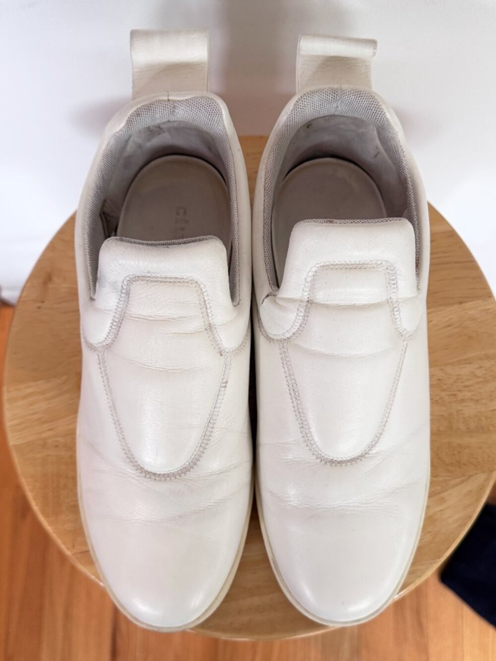 Celine Phoebe Philo White Leather Platform Slip-On Sneakers EU 40 - Picture 12 of 13